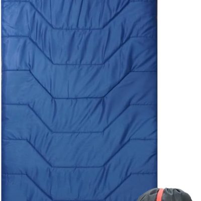 Jumbo Sleeping Bag for Adult&Kids,Cold&Warm Weather with Compression Sack and Water Resistant for Family Camping,Travel and Car Camping