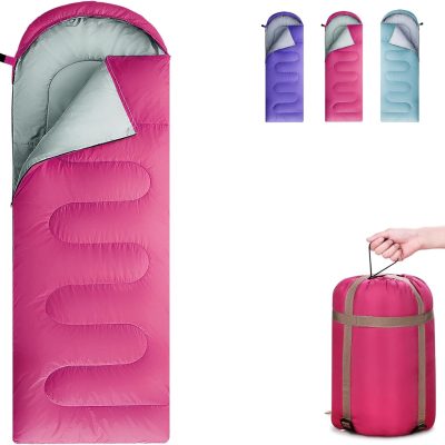 Sleeping Bags for Adults, Teens & Kids - Use for 3-4 Seasons, Warm & Cold Weather - Lightweight,Waterproof, Use for Backpacking, Hiking and Camping