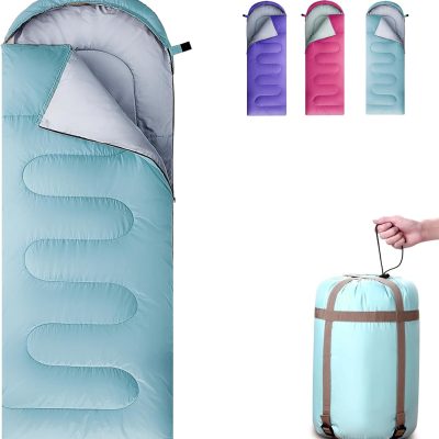 Sleeping Bags for Adults, Teens & Kids - Use for 3-4 Seasons, Warm & Cold Weather - Lightweight,Waterproof, Use for Backpacking, Hiking and Camping